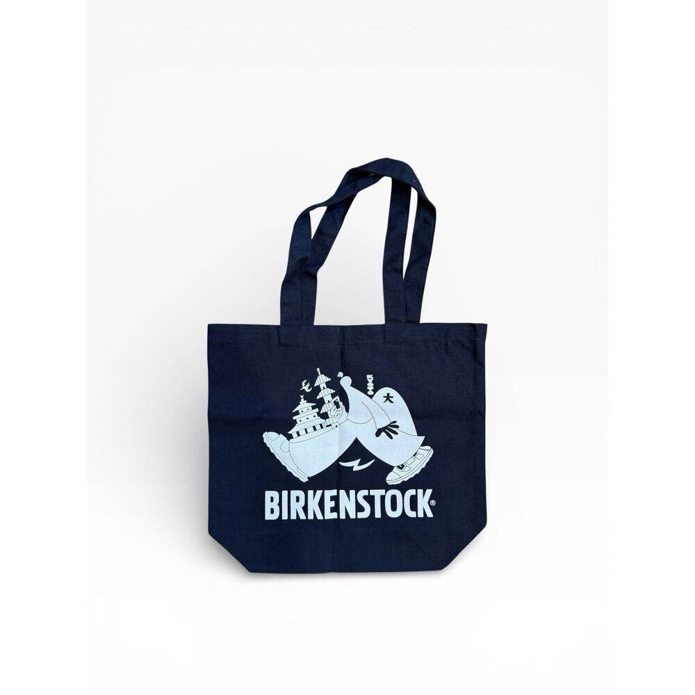 Blue Birkenstock Canvas Tote Bag from Japan NEW